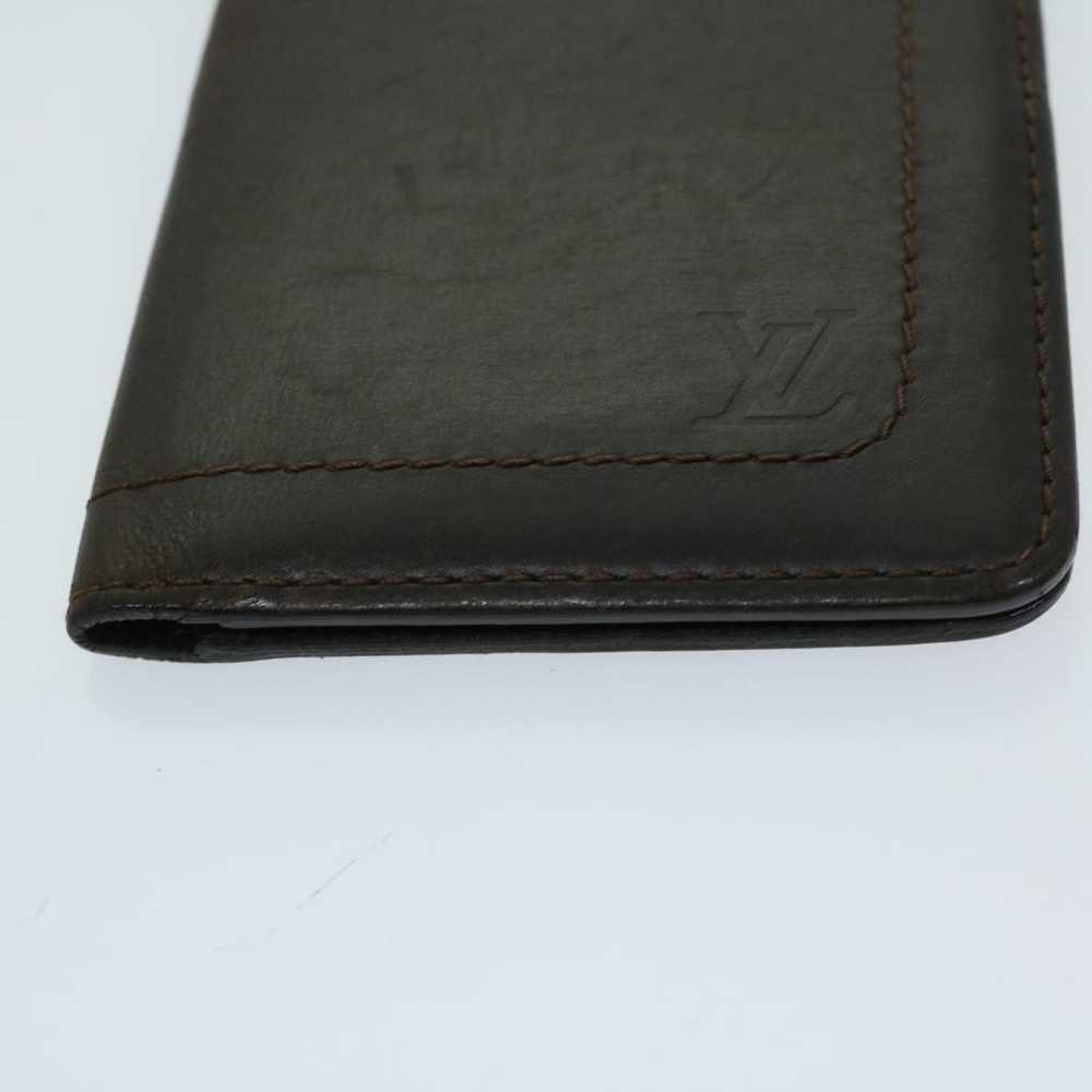 Louis Vuitton Porte Carte Credit Bifold Black Lea… - image 7