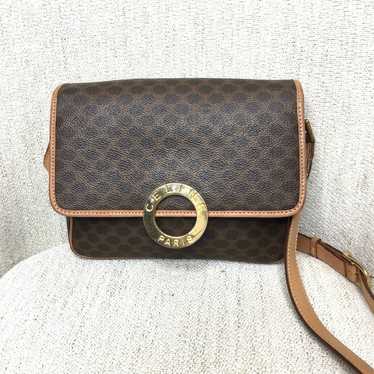 Authentic Celine Macadam brown crossbody bag - image 1