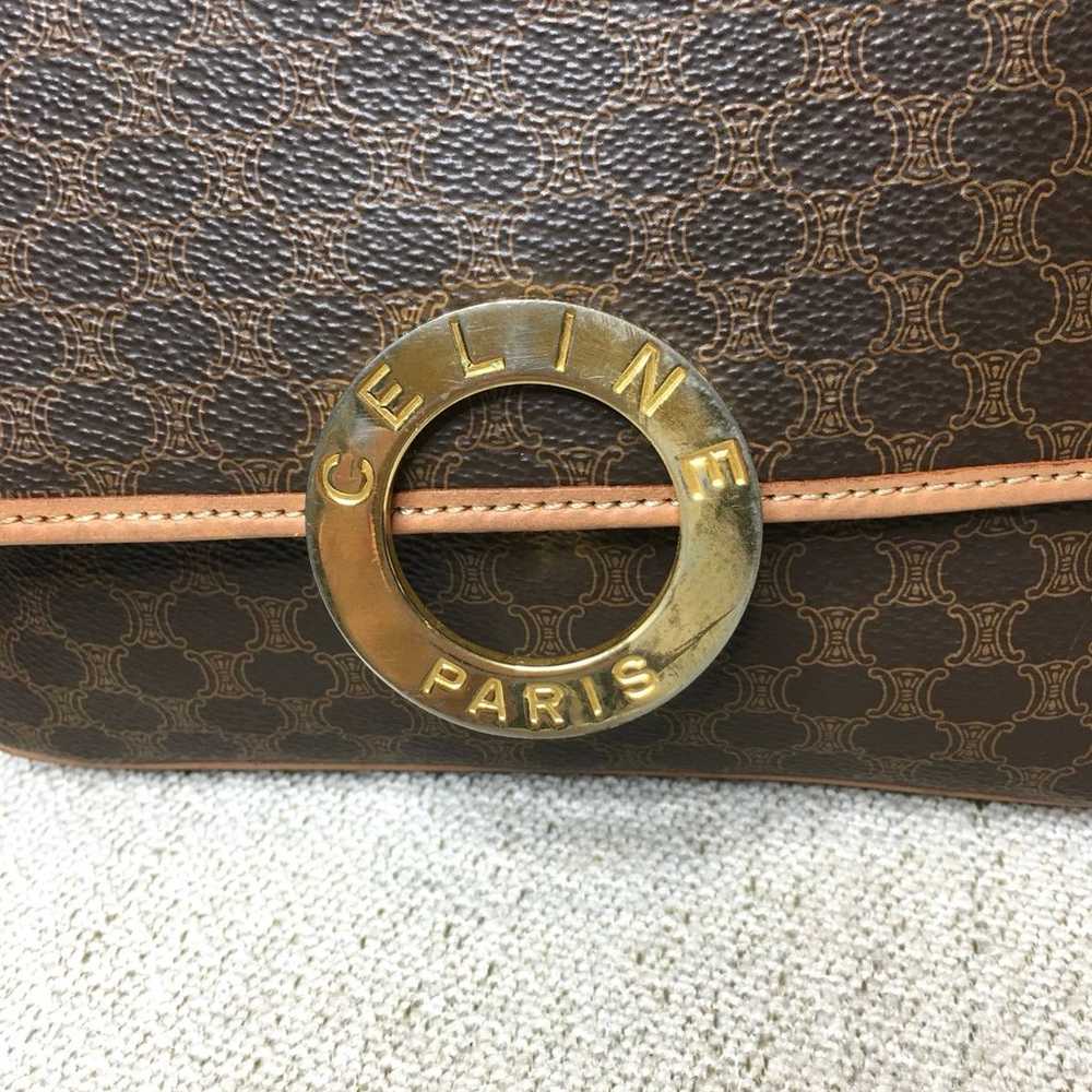 Authentic Celine Macadam brown crossbody bag - image 4