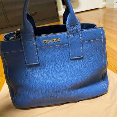 Authentic miumiu blue bag,