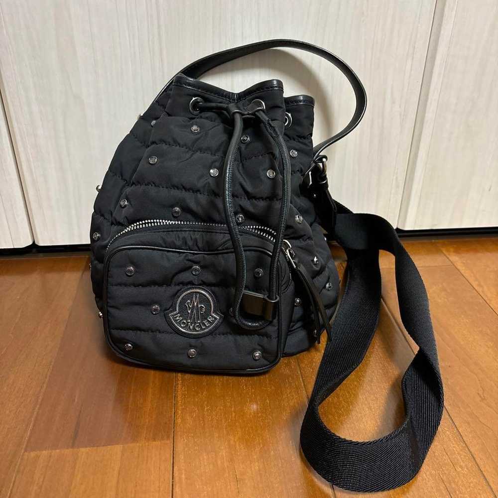 MONCLER Black Quilted Bag Shoulder Bag - image 1