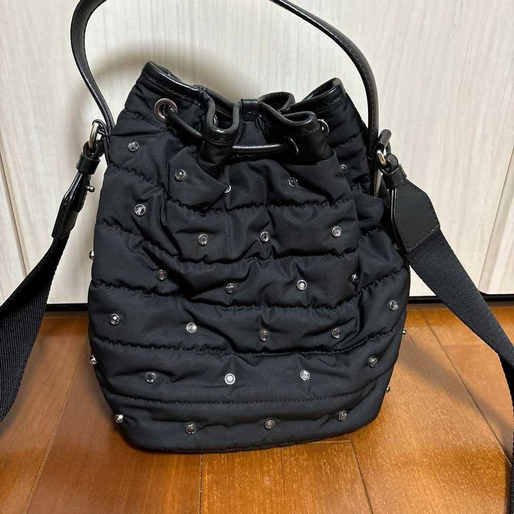 MONCLER Black Quilted Bag Shoulder Bag - image 4