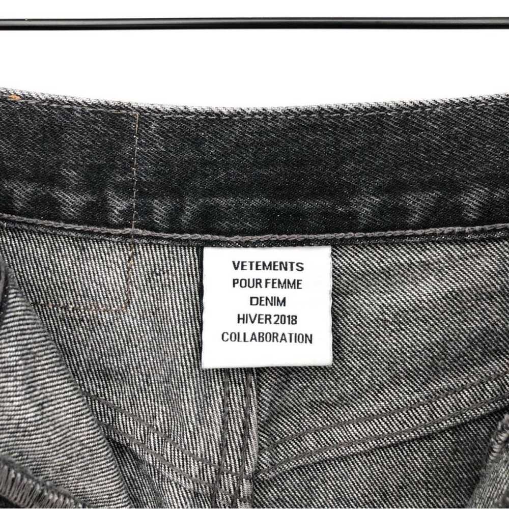 Vetements X Levi's Straight jeans - image 6