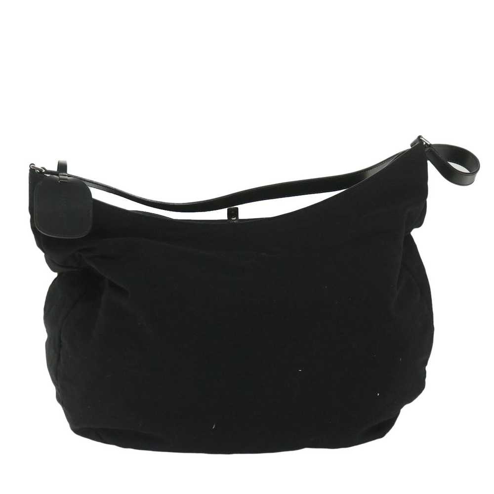 Gucci Black Canvas Shoulder Bag (Pre-Owned) - image 2