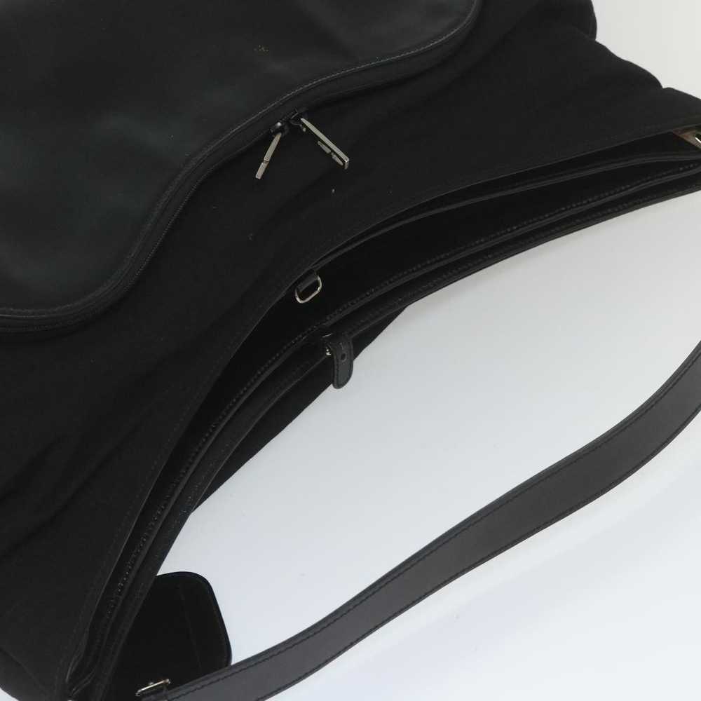 Gucci Black Canvas Shoulder Bag (Pre-Owned) - image 4