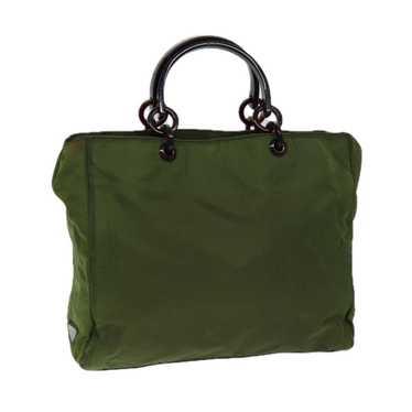 Prada Tessuto Khaki Synthetic Handbag (Pre-Owned)