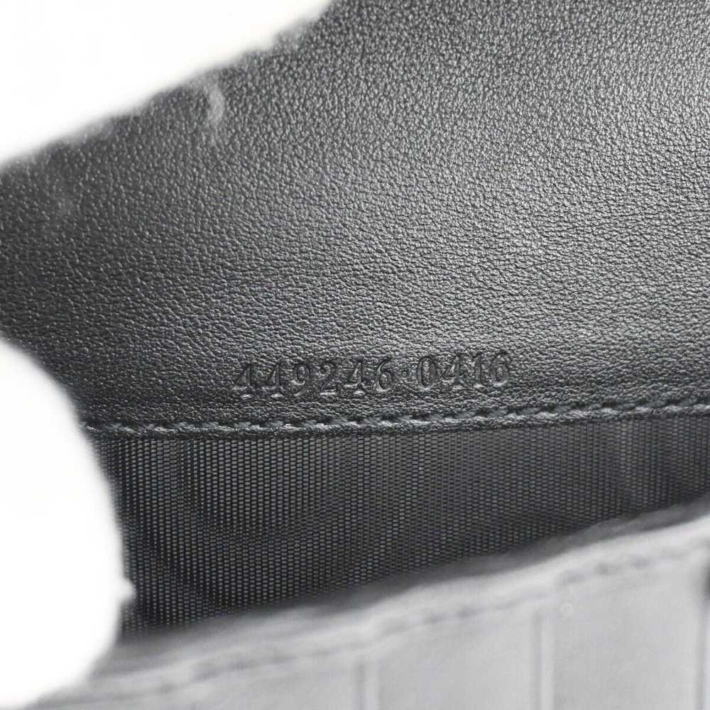 Gucci Micro ssima Black Leather Wallet (Pre-Owned) - image 8