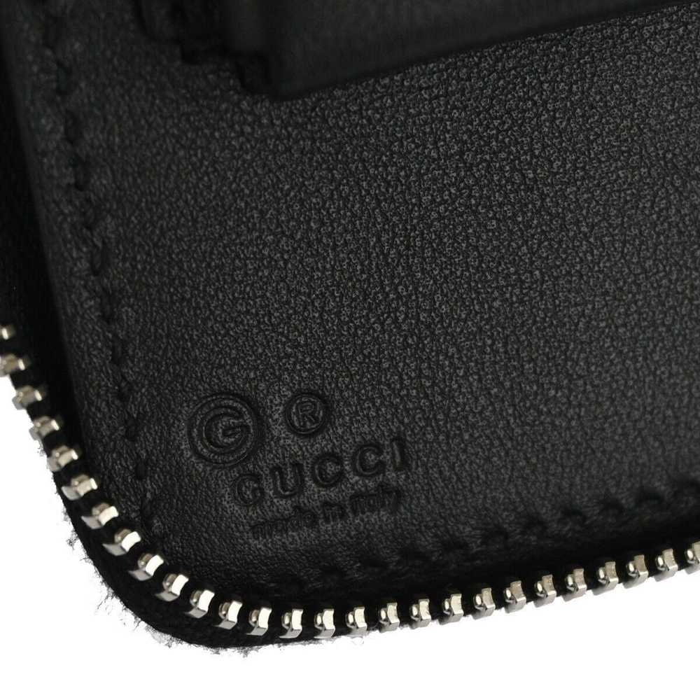 Gucci Micro ssima Black Leather Wallet (Pre-Owned) - image 9