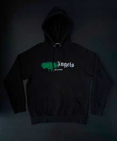 Palm Angels Milano Sprayed Logo Sweatshirt Graffiti on sale S