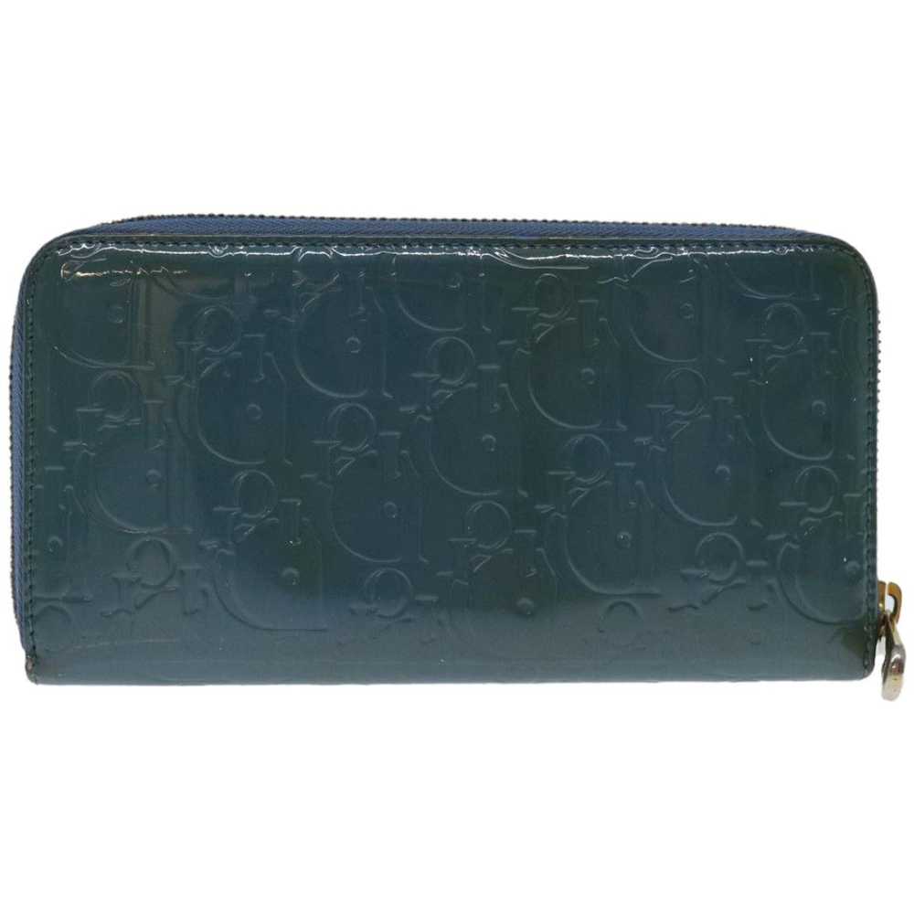 Dior Pochette Blue Patent Leather Wallet (Pre-Own… - image 2