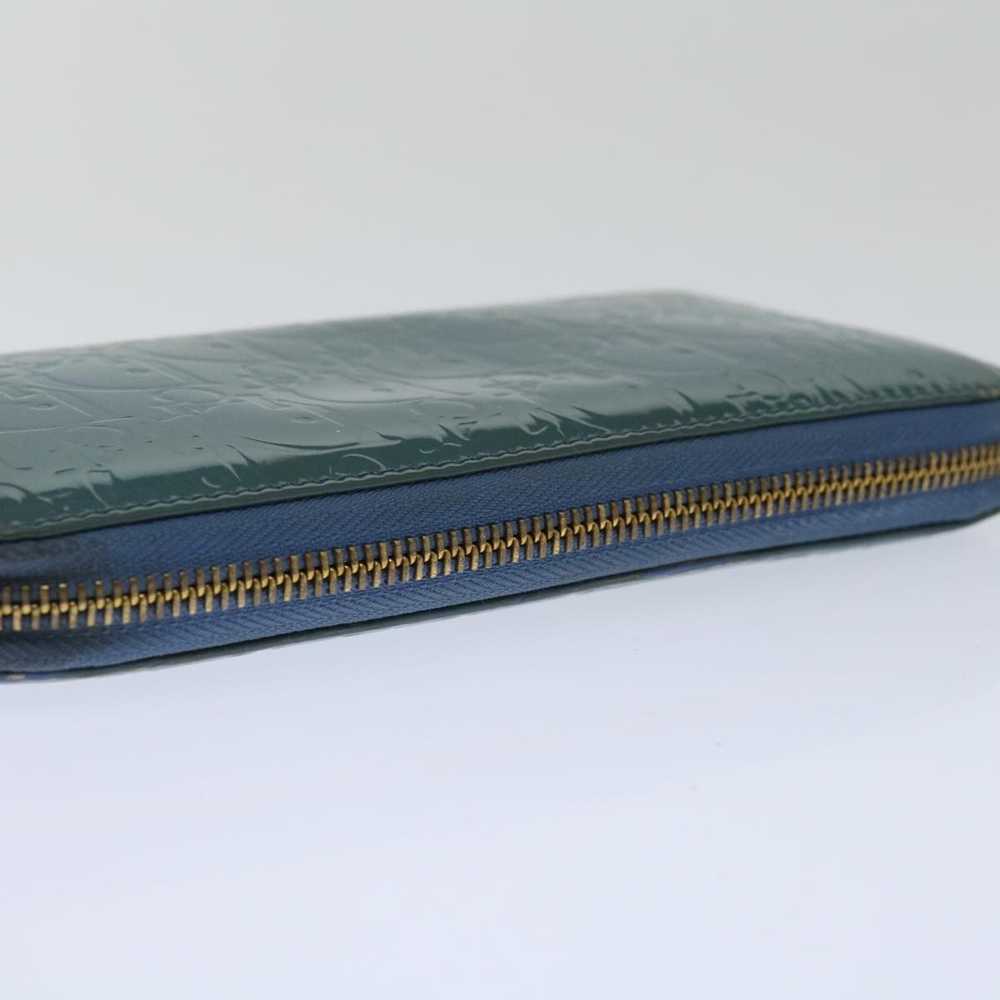 Dior Pochette Blue Patent Leather Wallet (Pre-Own… - image 4