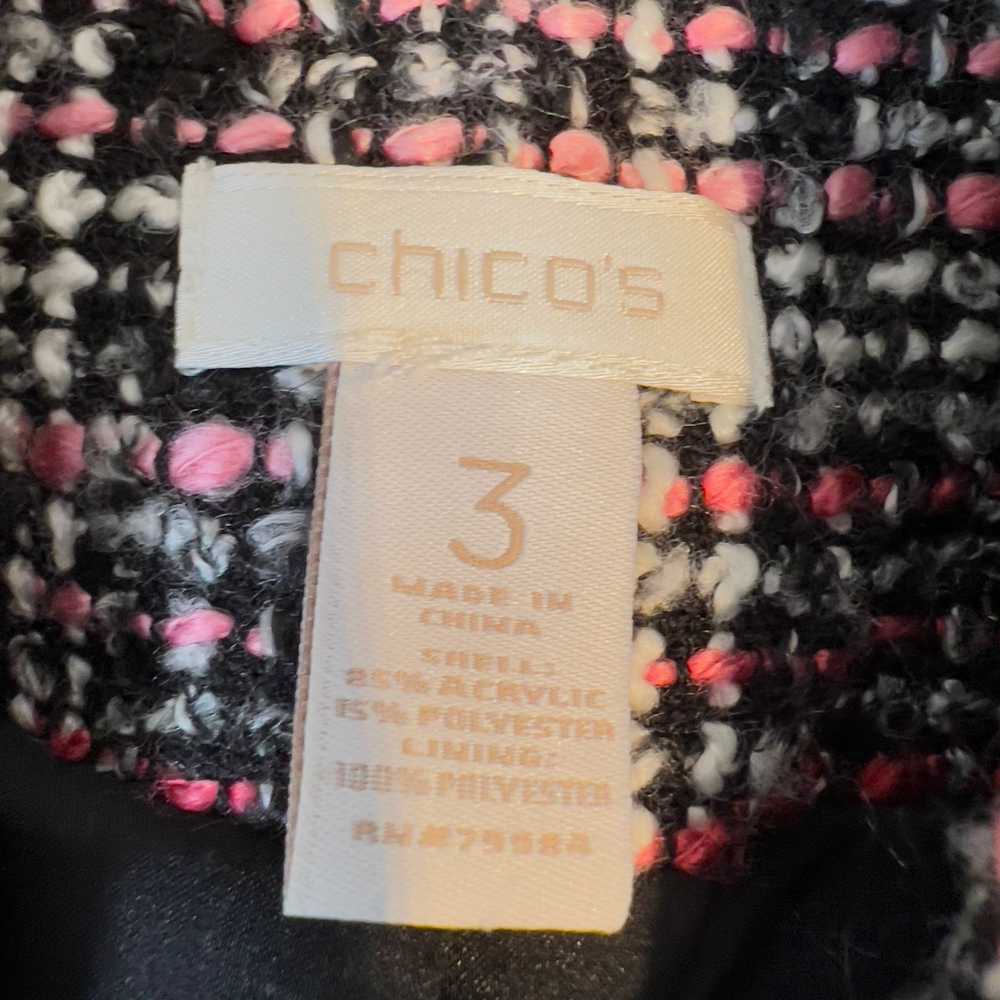 Chicos Chico's Tweed Button Jacket Lined Woman Ch… - image 2