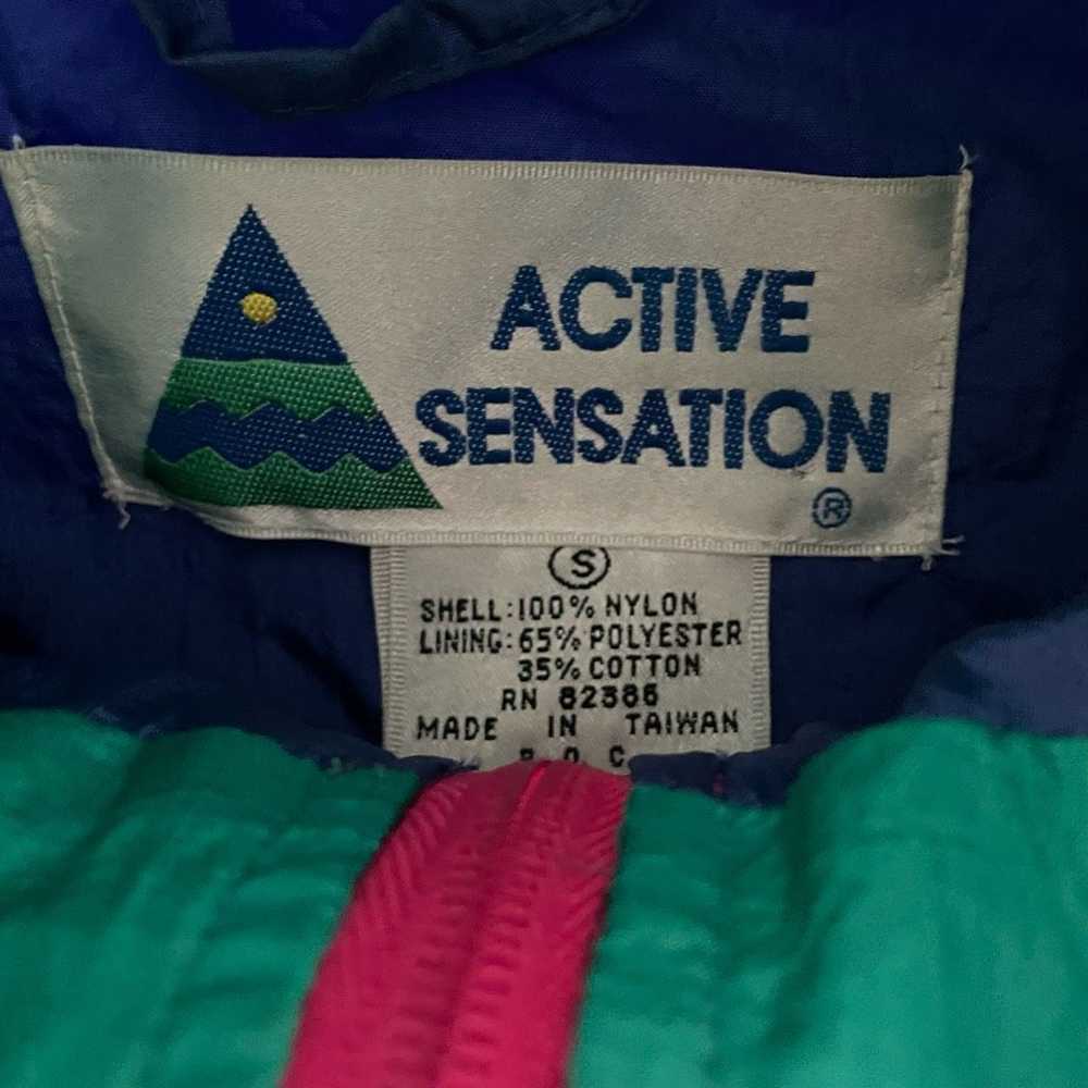 Vintage Vintage 90s Active Sensation Windbreaker … - image 9