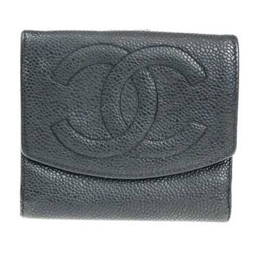 Chanel Cc Black Calfskin Wallet (Pre-Owned)