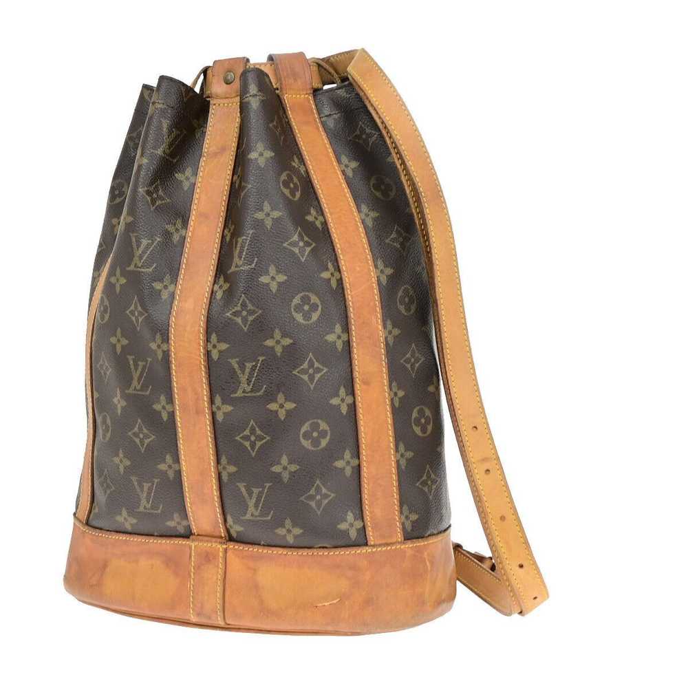 Louis Vuitton Randonnée Brown Canvas Shoulder Bag… - image 1