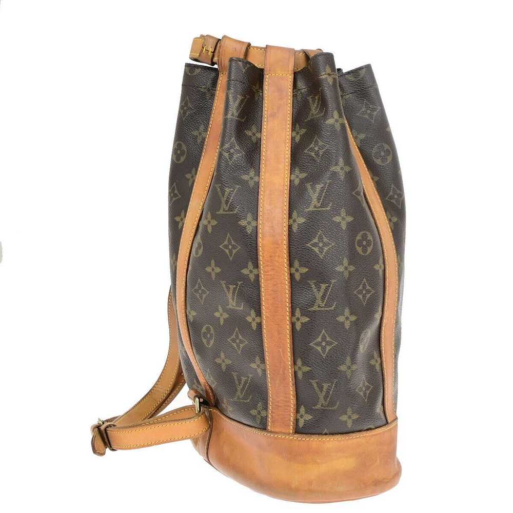 Louis Vuitton Randonnée Brown Canvas Shoulder Bag… - image 4