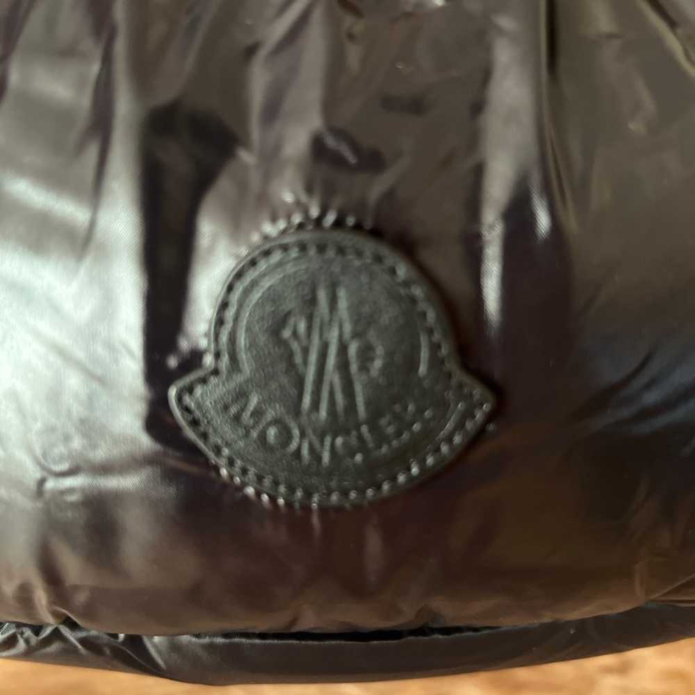 Moncler Black Down Drawstring Shoulder Bag With S… - image 12