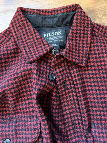 Filson Filson Northwest Wool Shirt Red and Black H