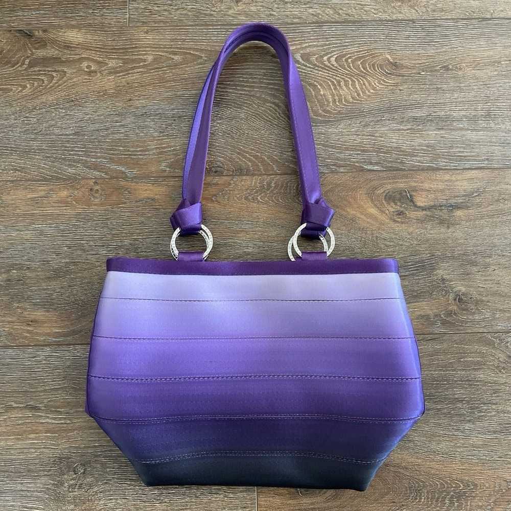 Harveys Seatbelt Bag Purple Ombre Large Carriage … - image 1