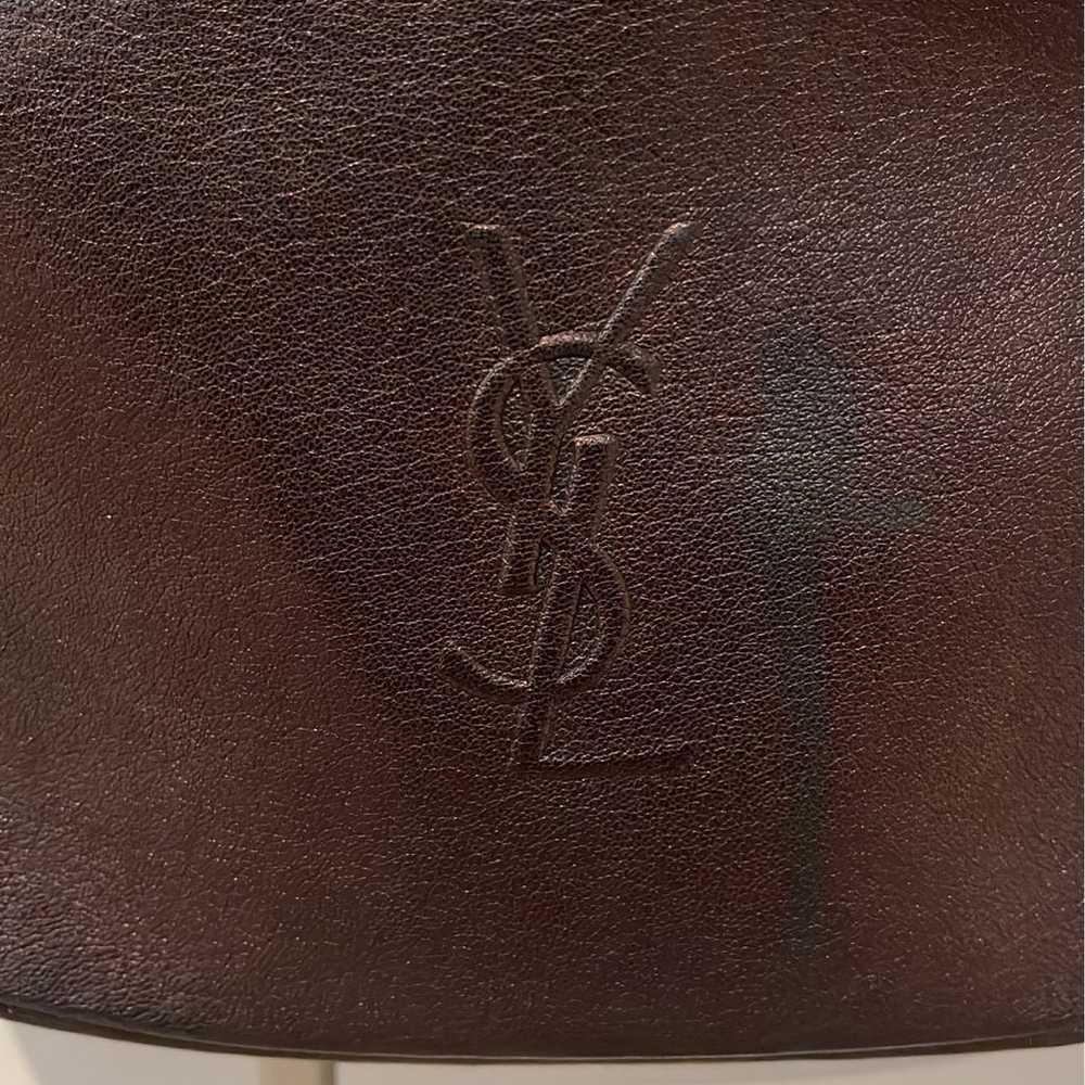 YSL Mono Leather Camera Bag w/ Tassel - Black - image 4