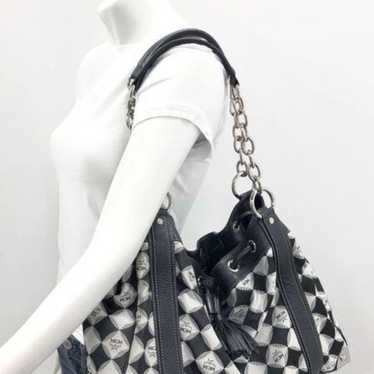 MCM Chqin Link Dual Handle Drawstring Shoulder Ba… - image 1