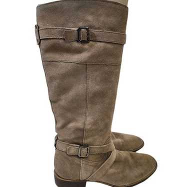 SE Boutique Leather Upper Riding Boots