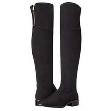 Ivanka Trump over the knee boots black gold zipper