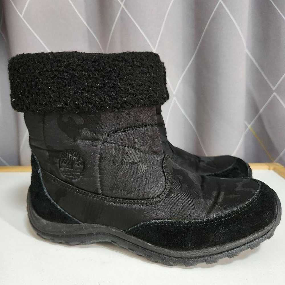 Timberland Black Camouflage Mouton Boots - image 5