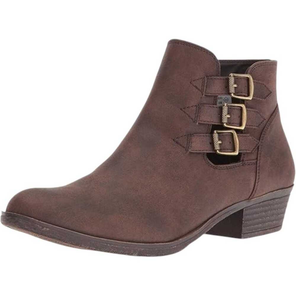 Sugar Block Heel Ankle Boot Ladies Zipper Bootie … - image 2