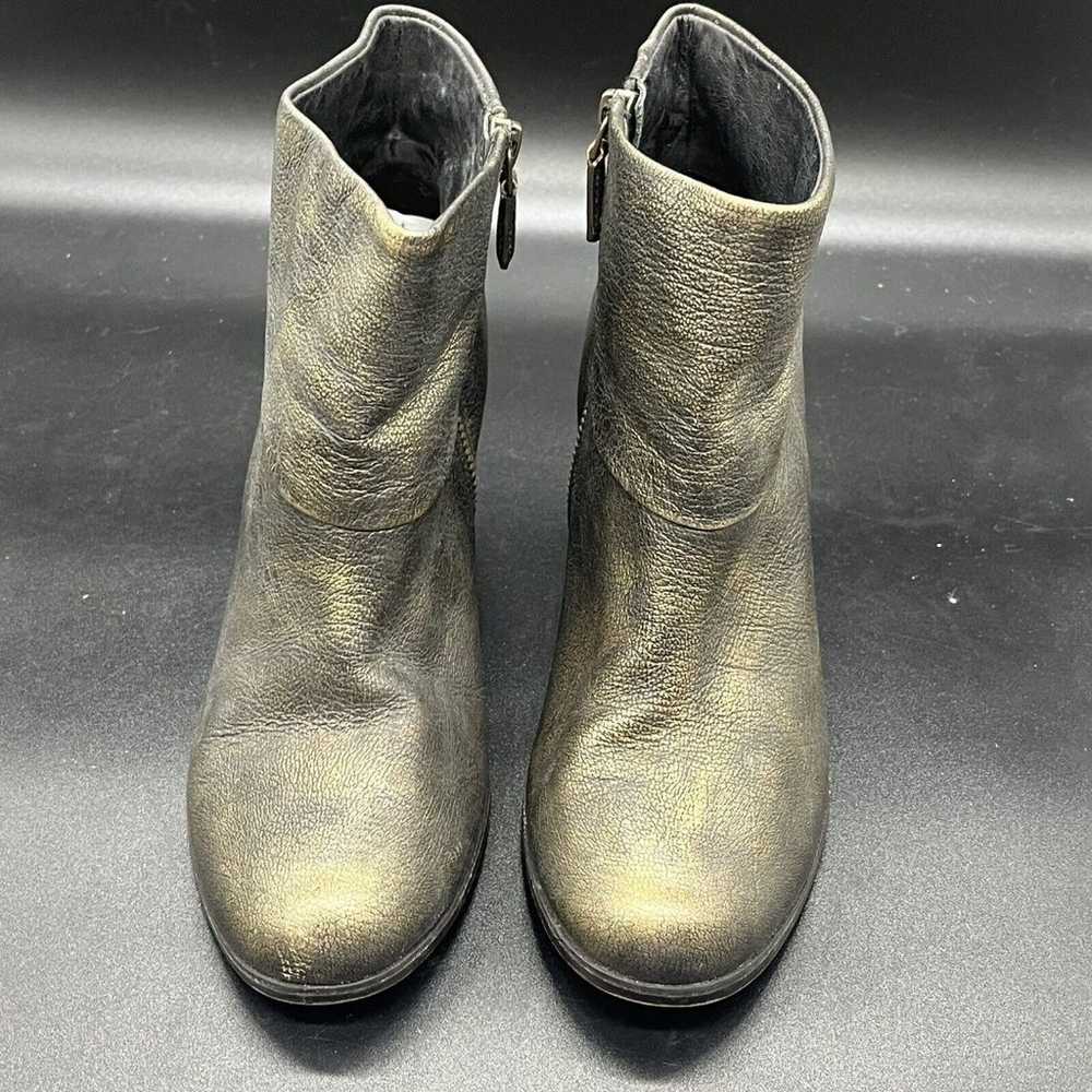 Cole Haan booties gold shimmer womens size 6.5 zi… - image 4