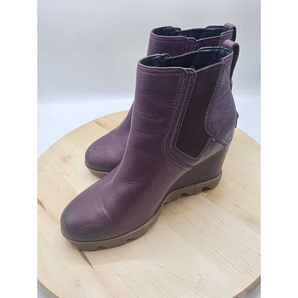 Sorel Joan Uptown Chelsea Boots Womens 7 Wine Pur… - image 6