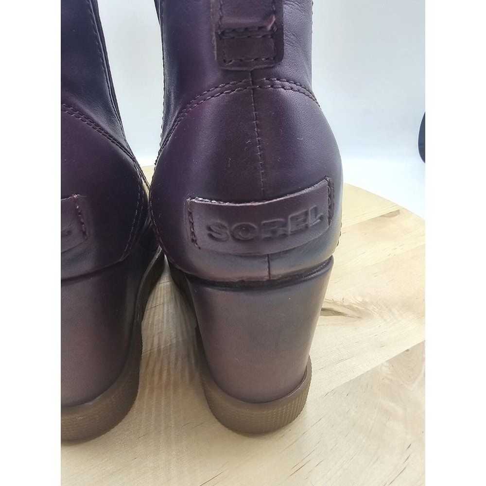 Sorel Joan Uptown Chelsea Boots Womens 7 Wine Pur… - image 8