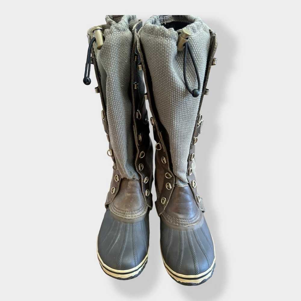 Sorel Conquest Carly Tall Riding weather proof sn… - image 4