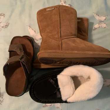 3 pr Shoe lot big kids small woman Bearpaw