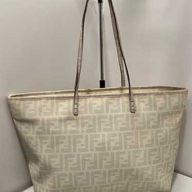 Fendi ZUCCA Tote Shoulder Bag