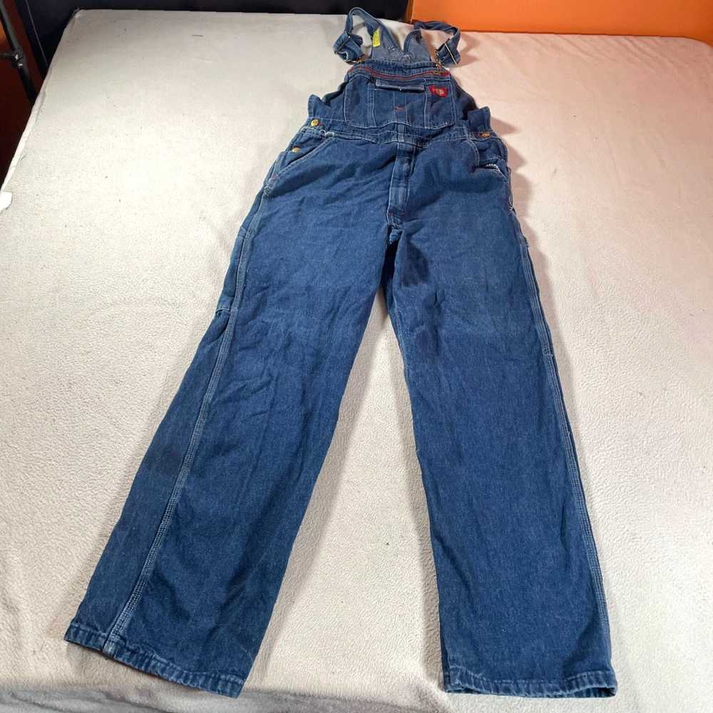 Dickies Authentic Classic Blue Jean Bib Overalls … - image 1