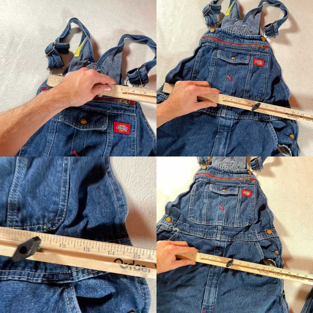 Dickies Authentic Classic Blue Jean Bib Overalls … - image 8