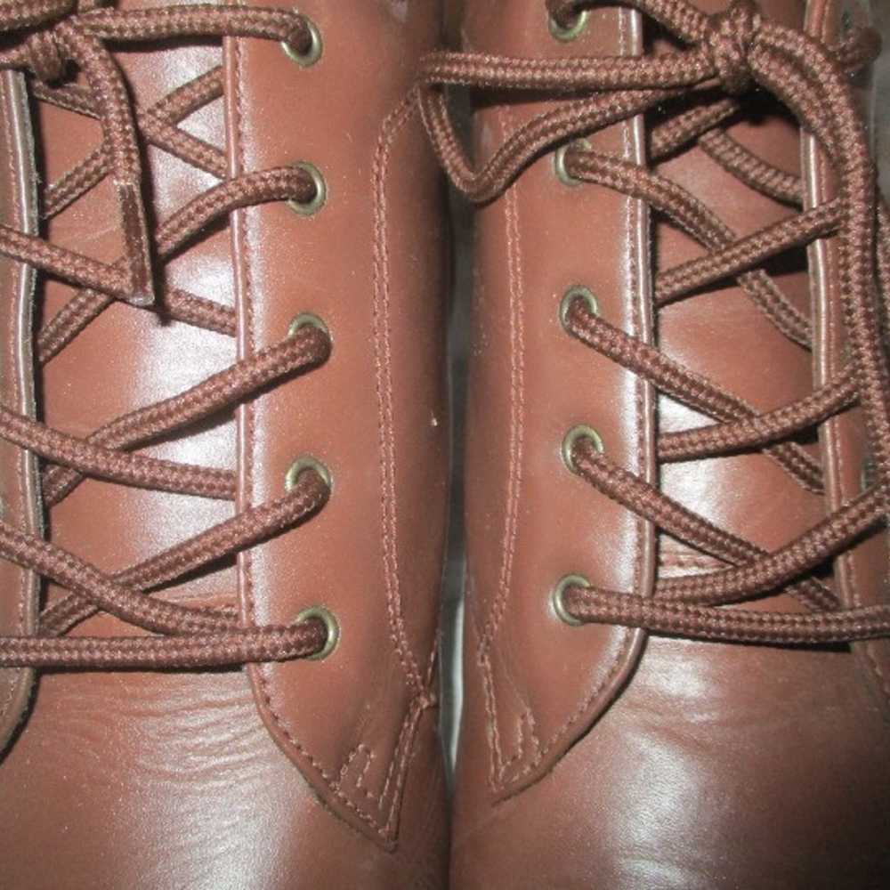 Danexx vintage lace up leather ankle boots - image 12