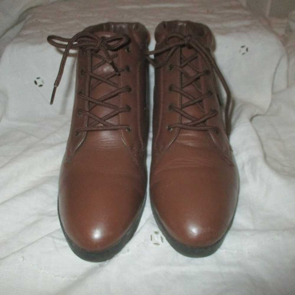 Danexx vintage lace up leather ankle boots - image 3