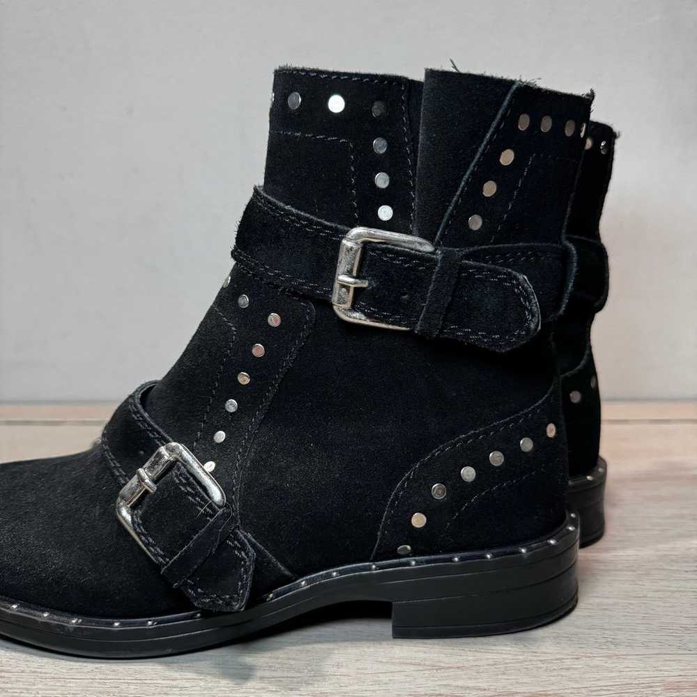 Steven By Steve Madden Black Suede Zephyr Studded… - image 2