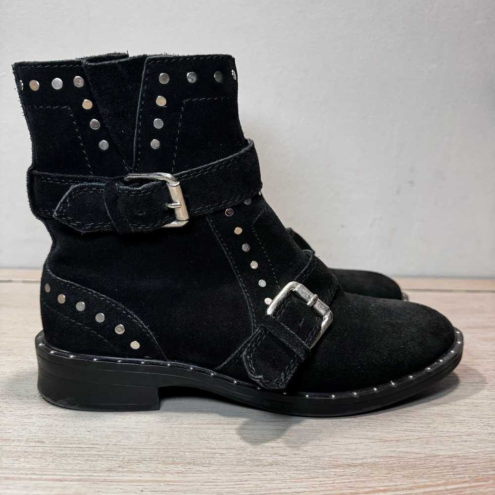 Steven By Steve Madden Black Suede Zephyr Studded… - image 4