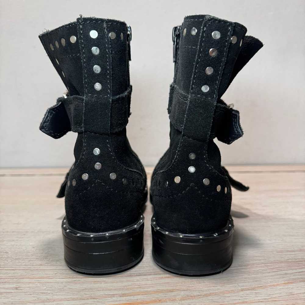 Steven By Steve Madden Black Suede Zephyr Studded… - image 5