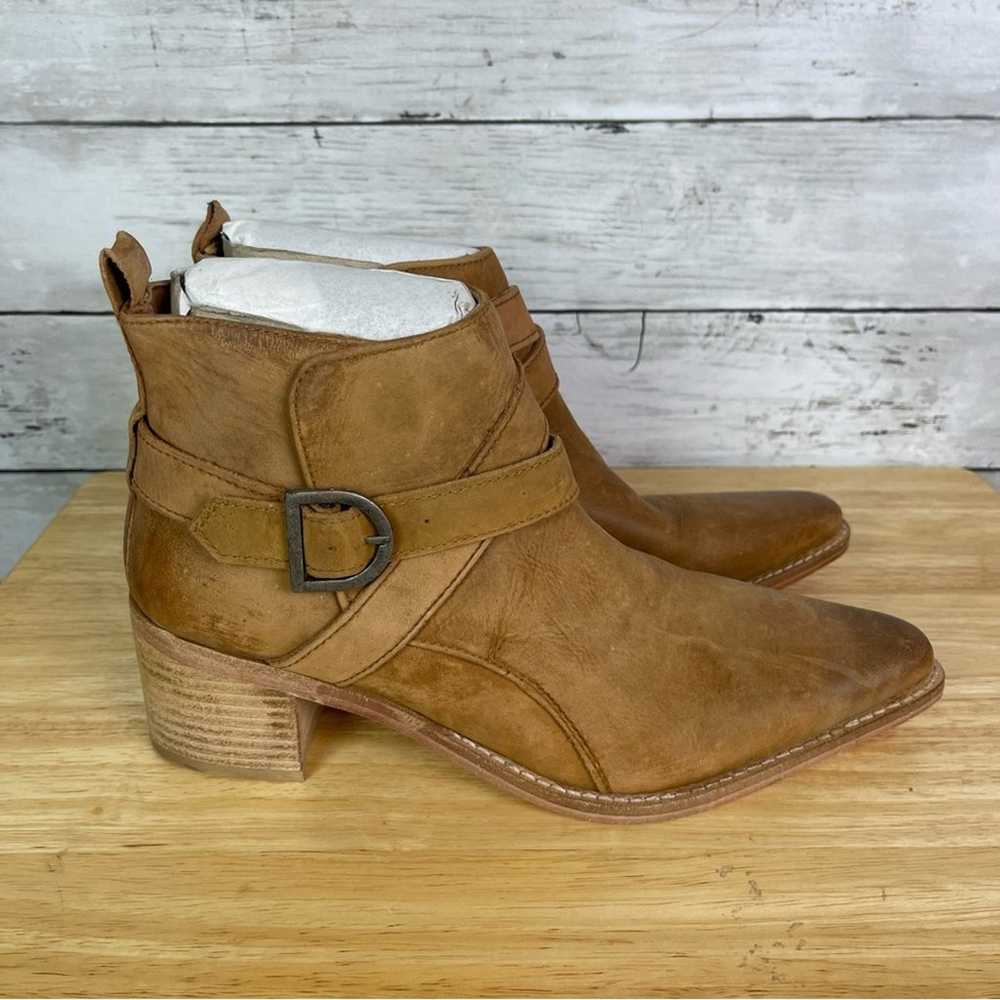 Free People Back Loop Leather Ankle Boot - image 2