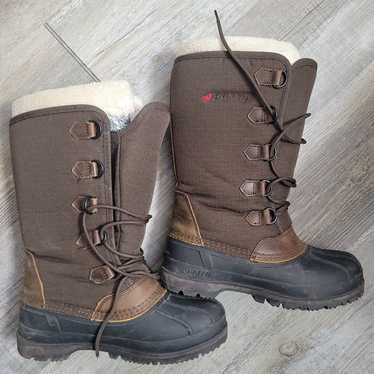 Baffin Snow Boots Ottawa Womens 7 Brown Tall Pola… - image 1