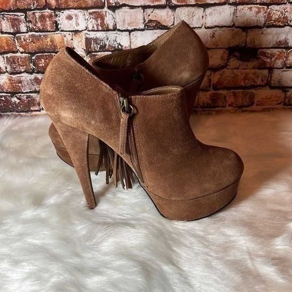 BEBE Heeled Platform Booties - image 5