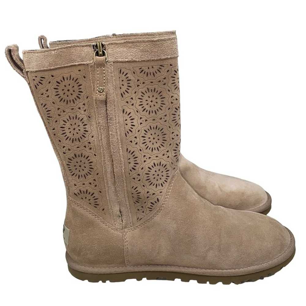 UGG Women’s Lo Pro Perforated Tan 1003525 Suede B… - image 1