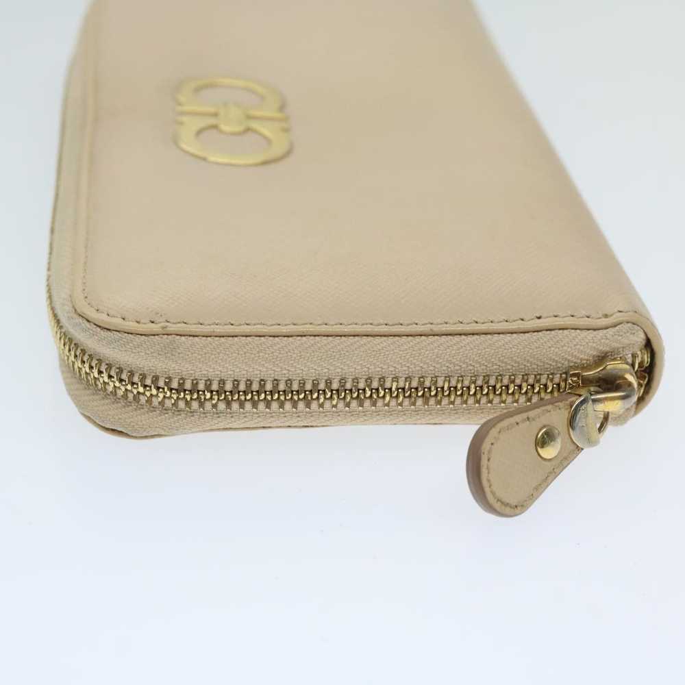 Salvatore Ferragamo Gancini Beige Leather Wallet … - image 12