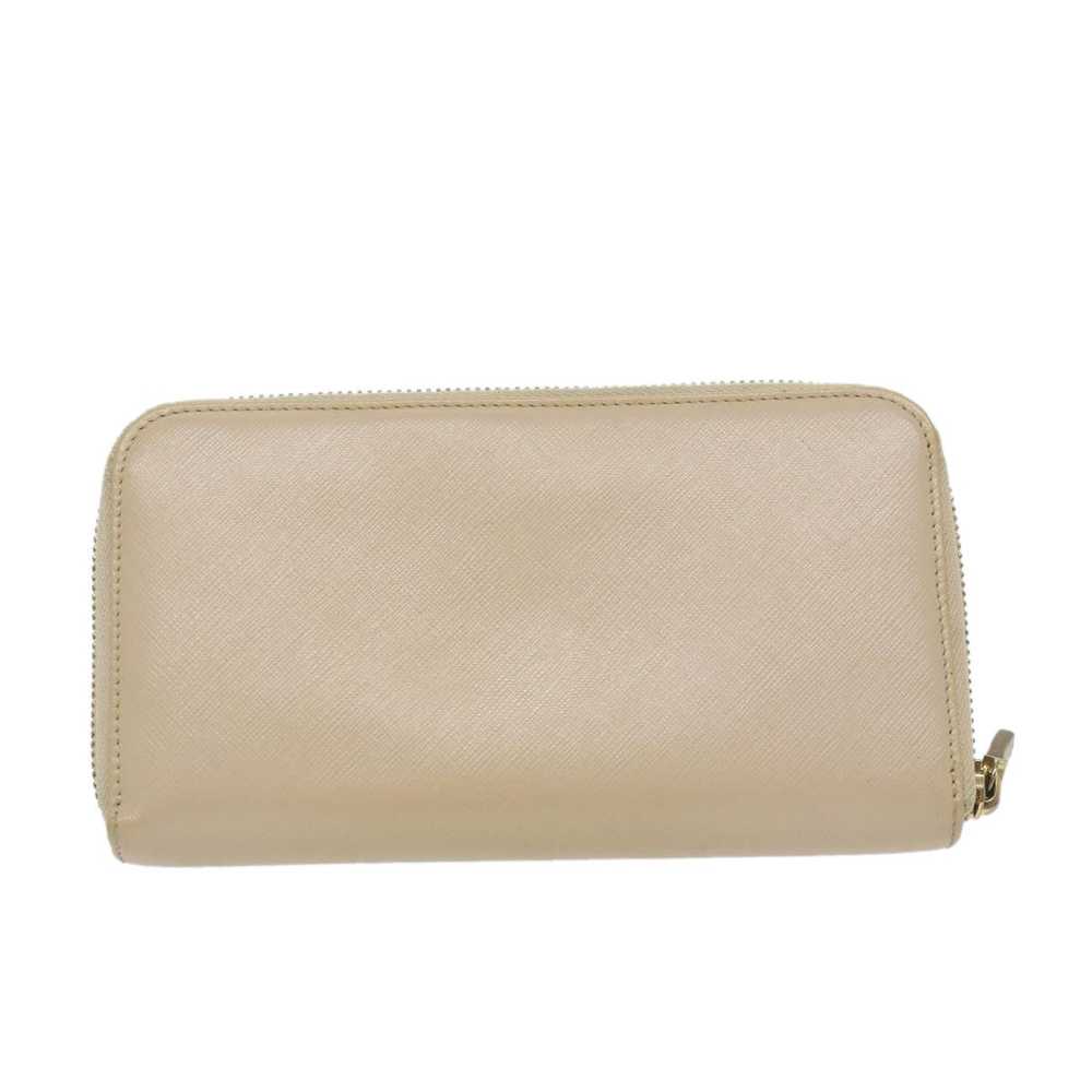 Salvatore Ferragamo Gancini Beige Leather Wallet … - image 2