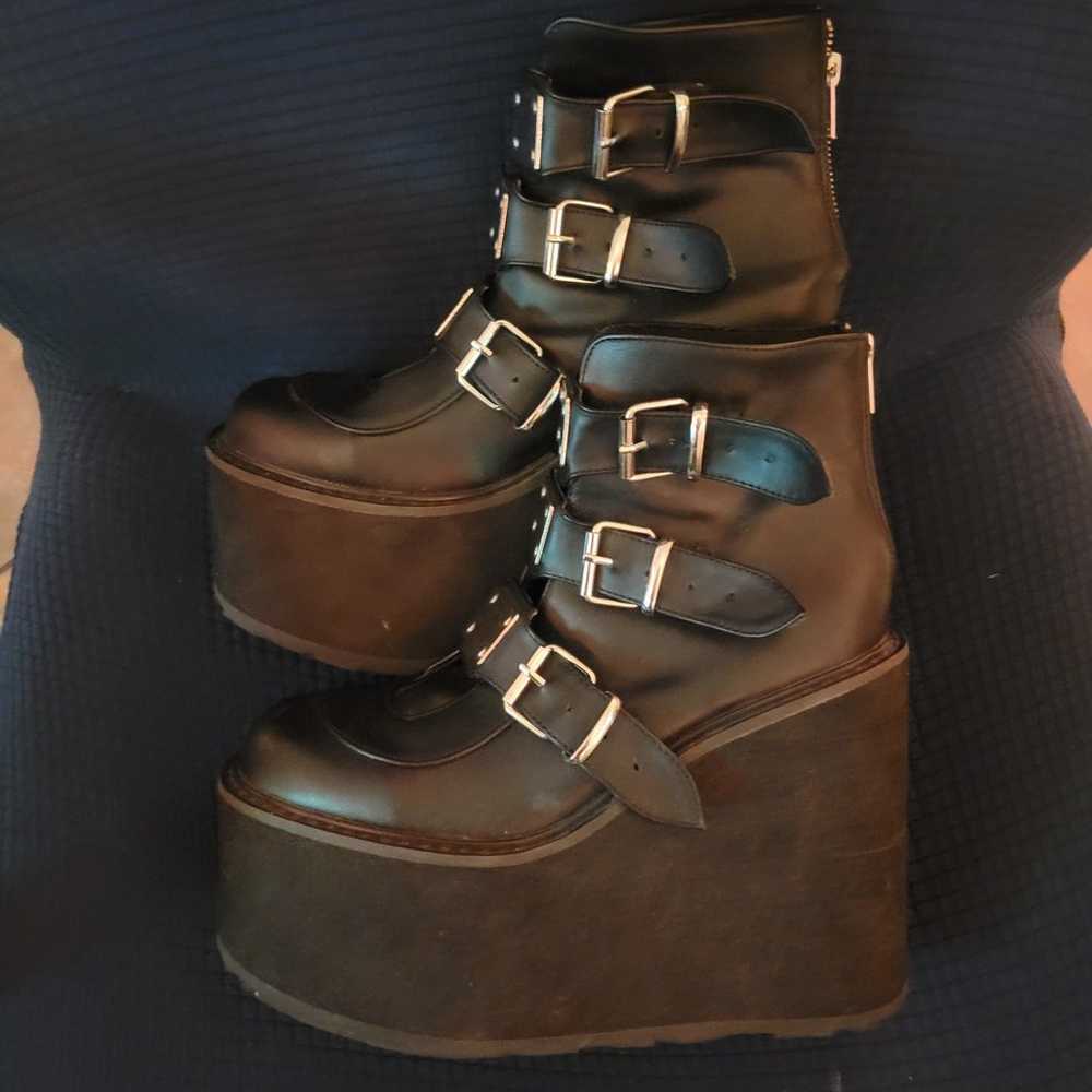 demonia platform boots - image 1