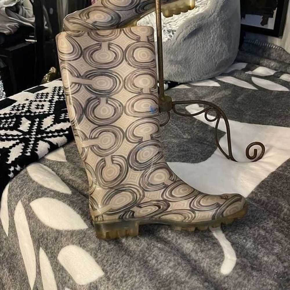 EUC /COACH POPPY RAINBOOTS - image 4